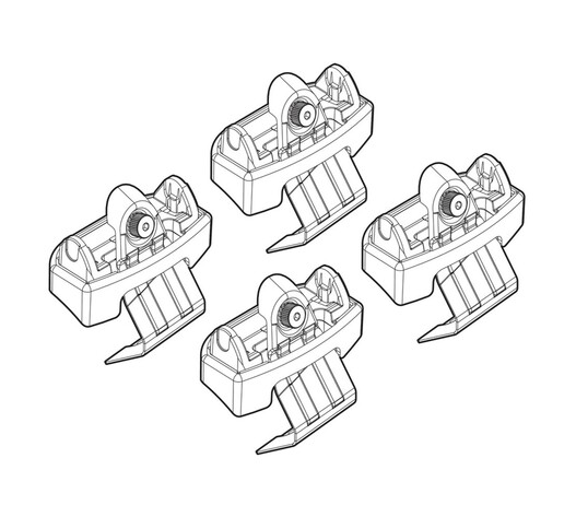 ΑΚΡΑ ΓΙΑ ΜΠΑΡΕΣ NORDRIVE ΓΙΑ PEUGEOT 3008 10/16+ KIT