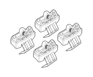 ΑΚΡΑ ΓΙΑ ΜΠΑΡΕΣ NORDRIVE ΓΙΑ PEUGEOT 3008 10/16+ KIT