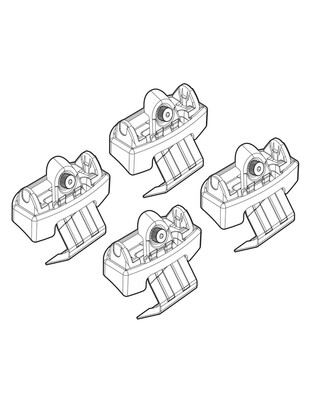 ΑΚΡΑ ΓΙΑ ΜΠΑΡΕΣ NORDRIVE ΓΙΑ PEUGEOT 3008 10/16+ KIT