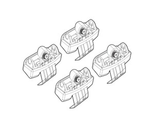 ΑΚΡΑ ΓΙΑ ΜΠΑΡΕΣ NORDRIVE ΓΙΑ SKODA OCTAVIA A8 5D 06/2020+