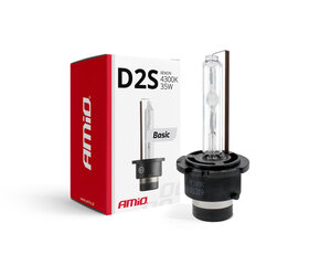 Amio - Ανταλλακτική Λάμπα D2S Xenon 12V 35W 4300K Basic Σειρά P32d-2 για Φώτα Αυτοκινήτου - 1 τεμ. (01319/AM)