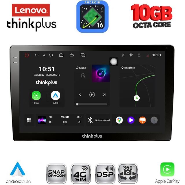 LENOVO LTM 11711A_CPA (9inc) MULTIMEDIA TABLET for TOYOTA COROLLA VERSO mod. 2000-2004