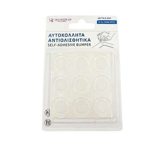 ΑΝΤΙΟΛΙΣΘΗΤΙΚΑ ΑΥΤΟΚΟΛΛΗΤΑ ΣΙΛΙΚΟΝΗΣ 19.1*19.1ΜΜ 9ΤΜΧ RLG-6145
