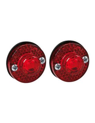 Φώτα Ογκου Φορτηγού 24V 1 Led 2τεμ Κόκκινα R-14