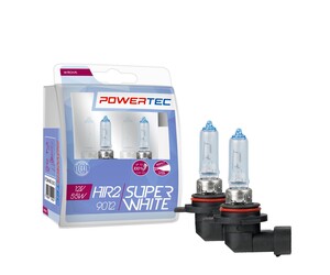 ΛΑΜΠΕΣ HIR2 9012 12V 15/55W  (up to 100% ) POWERTEC SUPERWHITE (up 3.500k) mTECH - 2 Τεμ.