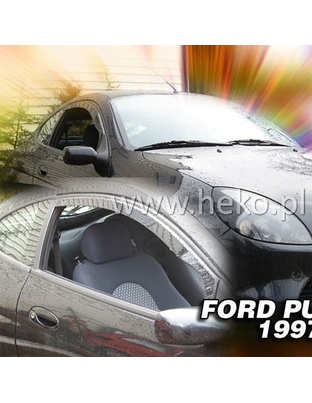 ΑΝΕΜΟΘΡΑΥΣΤΕΣ ΓΙΑ FORD PUMA 3D 1997-2002 ΖΕΥΓΑΡΙ ΑΠΟ ΕΥΚΑΜΠΤΟ ΦΙΜΕ ΠΛΑΣΤΙΚΟ HEKO - 2 ΤΕΜ.