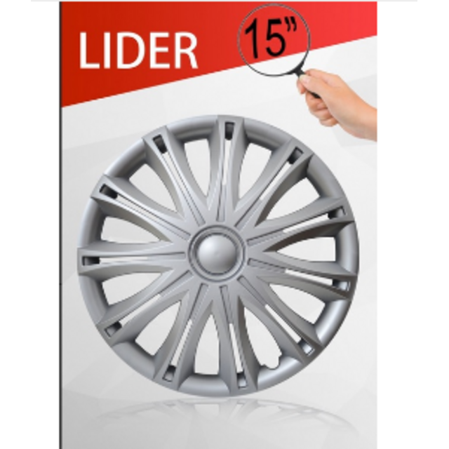 Τάσια αυτοκινήτου LIDER σετ 4 τεμάχια 15''
