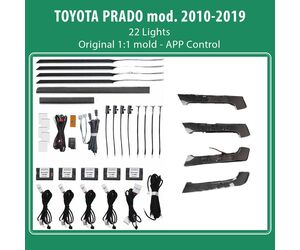 DIQ AMBIENT TOYOTA PRADO (J150) mod. 2010-2019 (Digital iQ Ambient Light for Toyota PRADO mod. 2010-2019 with 22 Lights)