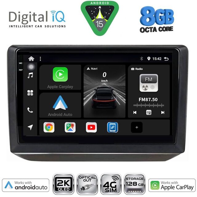 DIGITAL IQ BXK 20581_CPAA (10inc) MULTIMEDIA TABLET for SKODA FABIA mod. 2008-2014