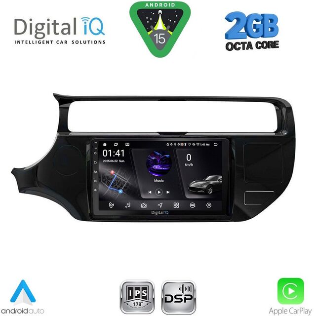 DIGITAL IQ RSF 4315_CPA (9inc) MULTIMEDIA TABLET for KIA RIO mod. 2015-2018