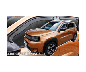 ΣΕΤ ΑΝΕΜΟΘΡΑΥΣΤΕΣ ΓΙΑ FIAT GRANDE PANTA /GRANDE PANTA HYBRID /GRANDE PANDA ELECTRIC 5D 2025+ ΖΕΥΓΑΡΙ ΑΠΟ ΕΥΚΑΜΠΤΟ ΦΙΜΕ ΠΛΑΣΤΙΚΟ HEKO