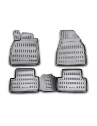 ΠΑΤΑΚΙΑ ΣΕ ΣΚΑΦΗ TPE ΛΑΣΤΙΧΟ ΓΙΑ RENAULT MEGANE II 10/2002-10/2008  ΣΕ ΜΑΥΡΟ ΧΡΩΜΑ NOVLINE - 4 ΤΕΜ.