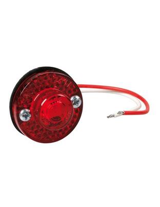 Φώτα Ογκου Φορτηγού 24V 1 Led 2τεμ Κόκκινα R-14