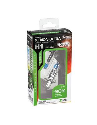 H1 12V 55W P14,5s ΛΑΜΠΑ XENON ULTRA 4.800K +90%  2ΤΕΜ.