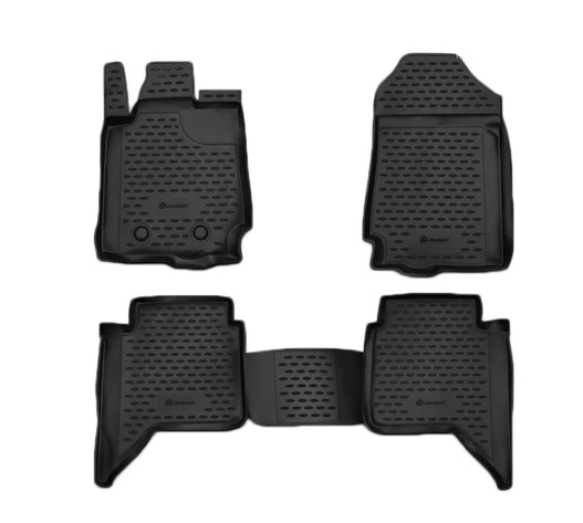 ΠΑΤΑΚΙΑ ΣΕ ΣΚΑΦΗ TPE ΛΑΣΤΙΧΟ ΓΙΑ FORD RANGER 2D 2011+  ΣΕ ΜΑΥΡΟ ΧΡΩΜΑ NOVLINE - 4 ΤΕΜ.