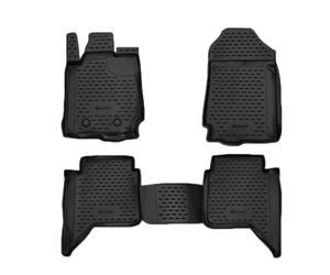 ΠΑΤΑΚΙΑ ΣΕ ΣΚΑΦΗ TPE ΛΑΣΤΙΧΟ ΓΙΑ FORD RANGER 2D 2011+  ΣΕ ΜΑΥΡΟ ΧΡΩΜΑ NOVLINE - 4 ΤΕΜ.