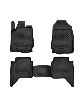 ΠΑΤΑΚΙΑ ΣΕ ΣΚΑΦΗ TPE ΛΑΣΤΙΧΟ ΓΙΑ FORD RANGER 2D 2011+  ΣΕ ΜΑΥΡΟ ΧΡΩΜΑ NOVLINE - 4 ΤΕΜ.