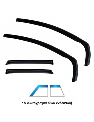 ΑΝΕΜΟΘΡΑΥΣΤΕΣ ΓΙΑ LADA SAMARA 5D 1994-2013 ΣΕΤ ΑΥΤΟΚΙΝΗΤΟΥ ΑΠΟ ΕΥΚΑΜΠΤΟ ΦΙΜΕ ΠΛΑΣΤΙΚΟ HEKO - 4 ΤΕΜ.