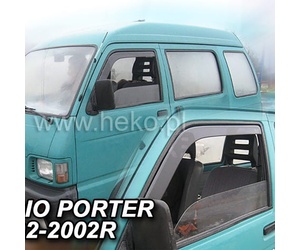 ΑΝΕΜΟΘΡΑΥΣΤΕΣ ΓΙΑ PIAGGIO PORTER 1992-2002 ΖΕΥΓΑΡΙ ΑΠΟ ΕΥΚΑΜΠΤΟ ΦΙΜΕ ΠΛΑΣΤΙΚΟ HEKO - 2 ΤΕΜ.