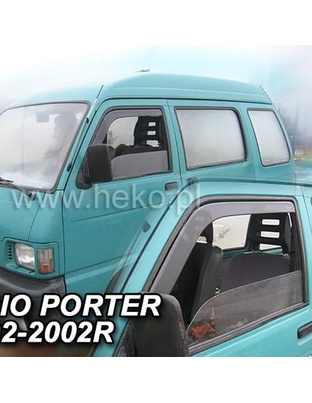 ΑΝΕΜΟΘΡΑΥΣΤΕΣ ΓΙΑ PIAGGIO PORTER 1992-2002 ΖΕΥΓΑΡΙ ΑΠΟ ΕΥΚΑΜΠΤΟ ΦΙΜΕ ΠΛΑΣΤΙΚΟ HEKO - 2 ΤΕΜ.
