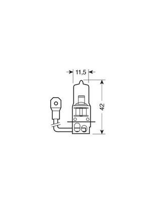 H3 12V 55W PK22s XENON ULTRA 4.800K +90%  2ΤΕΜ.