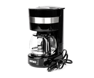 Amio - ΚΑΦΕΤΙΕΡΑ ΦΙΛΤΡΟΥ ΓΙΑ ΓΑΛΛΙΚΟ ΚΑΦΕ 24V 300W 650ML ΜΑΥΡΗ/INOX - 1 TEM. (03234/AM)
