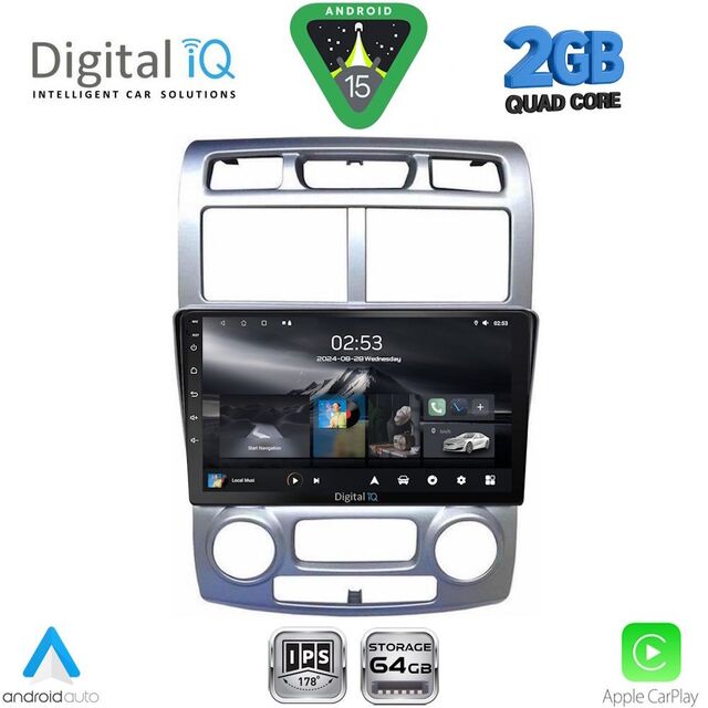 DIGITAL IQ RSD 1324SL_CPA (CLIMA) (9inc) MULTIMEDIA TABLET for KIA SPORTAGE mod. 2004-2010