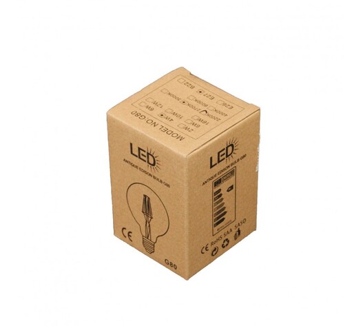 ΛΑΜΠΑ LED G80 4W 2200K E27 LI-LA-0067