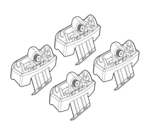 ΑΚΡΑ ΓΙΑ ΜΠΑΡΕΣ NORDRIVE ΓΙΑ FIAT FREEMONT 05/11+ KIT