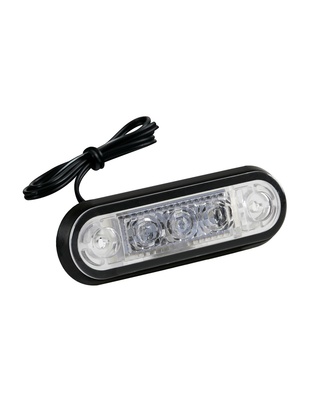 ΦΩΣ ΟΓΚΟΥ ΦΟΡΤΗΓΟΥ 24V 3 LED 80x22mm ΠΟΡΤΟΚΑΛΙ - 1 ΤΕΜ.