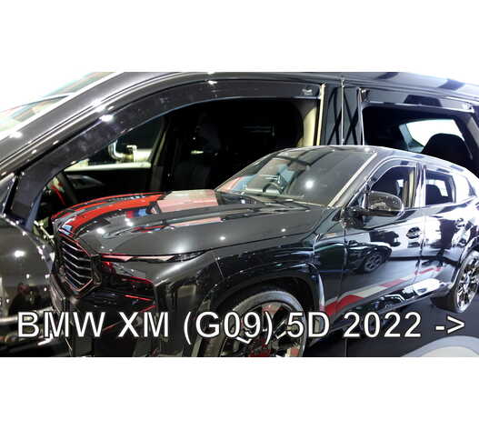 Heko - Ανεμοθραύστες Παραθύρων Για BMW XM (G09) 2022 > 5πορτο υλικό Acrylic Χρώμα Φιμέ - 4 τεμ. (ΑΝΕΜ.SET11004)