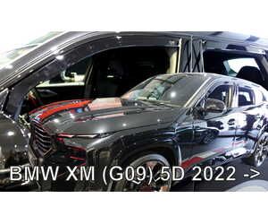 Heko - Ανεμοθραύστες Παραθύρων Για BMW XM (G09) 2022 > 5πορτο υλικό Acrylic Χρώμα Φιμέ - 4 τεμ. (ΑΝΕΜ.SET11004)