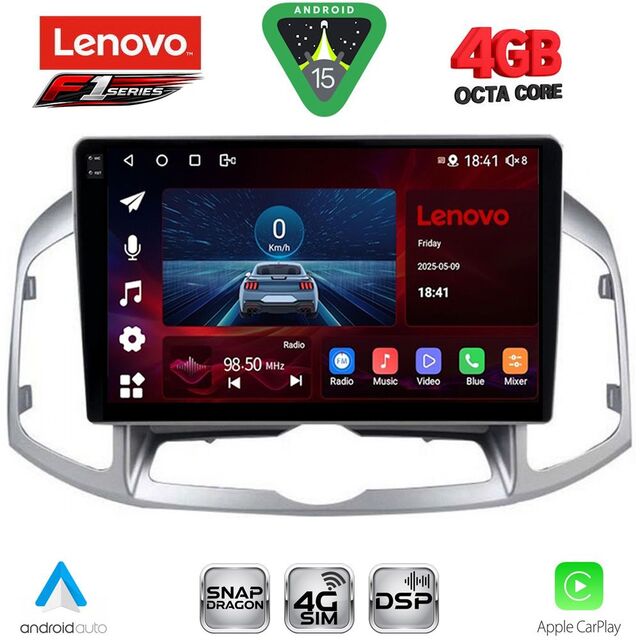 LENOVO SSQ 9071_CPA (10inc) MULTIMEDIA for CHEVROLET CAPTIVA mod. 2012-2018