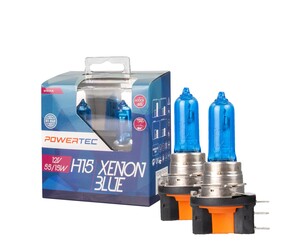 ΛΑΜΠΕΣ H15 55/15W 12V POWERTEC XENON BLUE mTECH - 2 Τεμ.