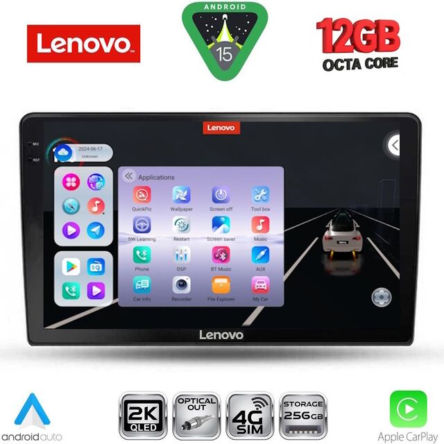 LENOVO SSZ 12301_CPA (9inc) MULTIMEDIA TABLET for KIA CEED mod. 2009-2012