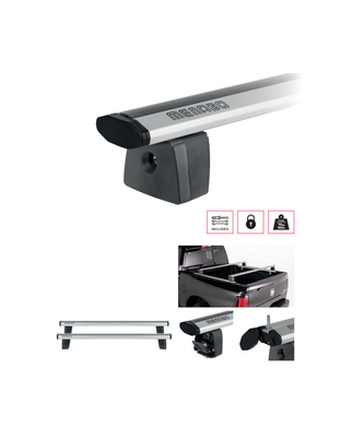 ΜΠΑΡΕΣ ΚΑΡΟΤΣΑΣ ΑΛΟΥΜΙΝΙΟΥ TBR - TRUCK BED RACK SYSTEM SILVER 172,8 cm ΣΕ ΑΣΗΜΙ ΧΡΩΜΑ ΓΙΑ PICKUP ΚΑΙ ΑΓΡΟΤΙΚΑ ΟΧΗΜΑΤΑ MENABO - 2 ΤΕΜ.
