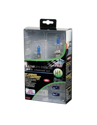KIT ΑΝΑΒΑΘΜΙΣΗΣ H1 XENIUM RACE BONUS-PACK 12V/100W P14,5s - 5500K - 2300lm ΜΕ ΚΕΡΑΜΙΚΕΣ ΒΑΣΕΙΣ ΚΑΙ 2 ΚΑΡΦΩΤΑ ΛΑΜΠΑΚΙΑ W5W - 2 ΤΕΜ.