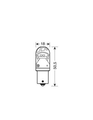 P21/5W 10-28V BAY15d CREE MEGA-LED 150LM ΔΙΑΘΛΑΣΗΣ ΠΟΡΤΟΚΑΛΙ (ΜΟΝΟΠΟΛΙΚΟ-ΠΑΡΑΚΕΝΤΡΟ) BLISTER 1ΤΕΜ.