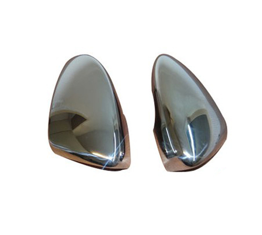 ΚΑΠΑΚΙΑ ΚΑΘΡΕΠΤΩΝ ΓΙΑ VW PASSAT B7 SD 2010-2015 / JETTA / EOS / BEETLE / SCIROCCO ΧΡΩΜΙΟΥ 2 ΤΕΜ. ΜΕΤΑΛΛΙΚΑ
