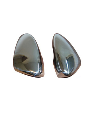 ΚΑΠΑΚΙΑ ΚΑΘΡΕΠΤΩΝ ΓΙΑ VW PASSAT B7 SD 2010-2015 / JETTA / EOS / BEETLE / SCIROCCO ΧΡΩΜΙΟΥ 2 ΤΕΜ. ΜΕΤΑΛΛΙΚΑ