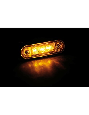 ΦΩΣ ΟΓΚΟΥ ΦΟΡΤΗΓΟΥ 24V 3 LED 80x22mm ΠΟΡΤΟΚΑΛΙ - 1 ΤΕΜ.