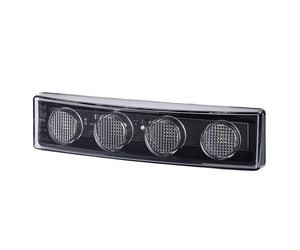 DRL HOR64 12/24V ΠΡΟΣΘΕΤΟ DAYTIME ΔΙΕΘΝΗ ΜΕ 4LED 0,5W 181x48mm ΜΑΥΡΟ 1ΤΕΜ