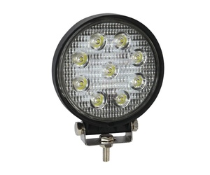 Amio – Προβολέας Εργασίας LED Στρογγυλός AWL04 9-60V 27W 6000K 2200lm 9 LED Spot για Ισχυρό Φωτισμό σε Καθημερινή Χρήση – 1 Τεμ. (01615/AM)
