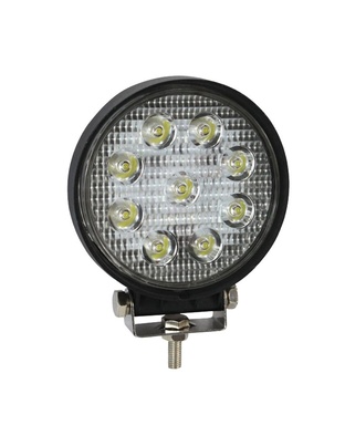 Amio – Προβολέας Εργασίας LED Στρογγυλός AWL04 9-60V 27W 6000K 2200lm 9 LED Spot για Ισχυρό Φωτισμό σε Καθημερινή Χρήση – 1 Τεμ. (01615/AM)