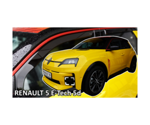 ΑΝΕΜΟΘΡΑΥΣΤΕΣ ΓΙΑ RENAULT 5 E-TECH ELECTRIC 5D 2024+ ΖΕΥΓΑΡΙ ΑΠΟ ΕΥΚΑΜΠΤΟ ΦΙΜΕ ΠΛΑΣΤΙΚΟ HEKO - 4 ΤΕΜ.