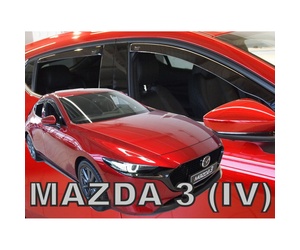 ΑΝΕΜΟΘΡΑΥΣΤΕΣ ΓΙΑ MAZDA 3 5D HB 2019+ ΣΕΤ ΑΥΤΟΚΙΝΗΤΟΥ ΑΠΟ ΕΥΚΑΜΠΤΟ ΦΙΜΕ ΠΛΑΣΤΙΚΟ HEKO - 4 ΤΕΜ.