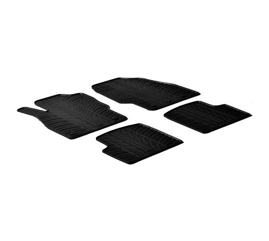 LAMPA - ΠΑΤΑΚΙΑ ΑΥΤΟΚΙΝΗΤΟΥ ΑΠΟ ΛΑΣΤΙΧΟ ΓΙΑ OPEL CORSA D 09/2006-2014 ΣΕ ΜΑΥΡΟ ΧΡΩΜΑ ME ΚΟΥΜΠΩΜΑΤΑ - 4 ΤΕΜ.