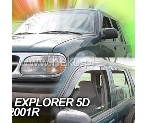 ΑΝΕΜΟΘΡΑΥΣΤΕΣ ΓΙΑ FORD EXPLORER 2 5D 1996-2001 ΖΕΥΓΑΡΙ ΑΠΟ ΕΥΚΑΜΠΤΟ ΦΙΜΕ ΠΛΑΣΤΙΚΟ HEKO - 2 ΤΕΜ.