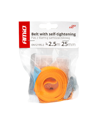 Amio - ΙΜΑΝΤΑΣ ΔΕΣΙΜΑΤΟΣ 25mm/250cm ΠΟΡΤΟΚΑΛΙ - 1 ΤΕΜ. (03291/AM)