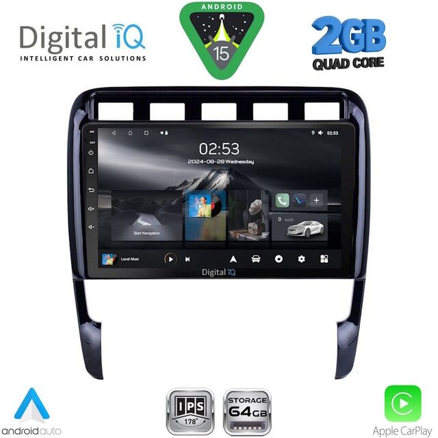 DIGITAL IQ RSD 1535_CPA (9inc) MULTIMEDIA TABLET for PORSCHE CAYENNE mod. 2002-2011